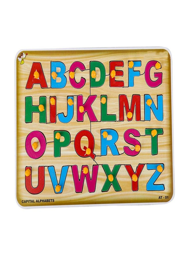 RPC99 Wooden English Alphabets & Numeric Number 1-20 Wooden Puzzle for 02 Yrs - 05 Yrs (Multicolor) (2 Boards) - Image 3